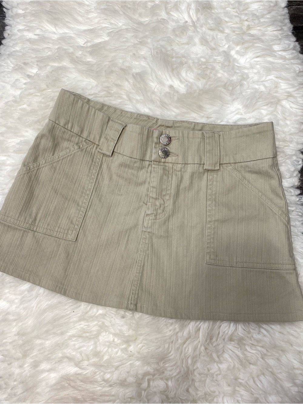 JODOT KHAKI CARGO MINI SKIRT Y2K MINI GORPCORE BRATZ MALLCORE